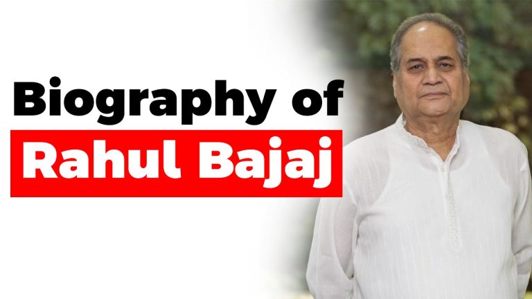 Biography of Rahul bajaj