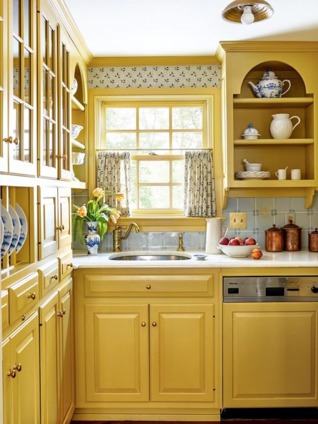 Yellow-Kitchen-Farrow-Ball-Babouche-819x1024