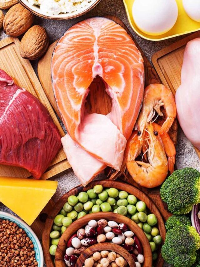 Healthy food high in protein