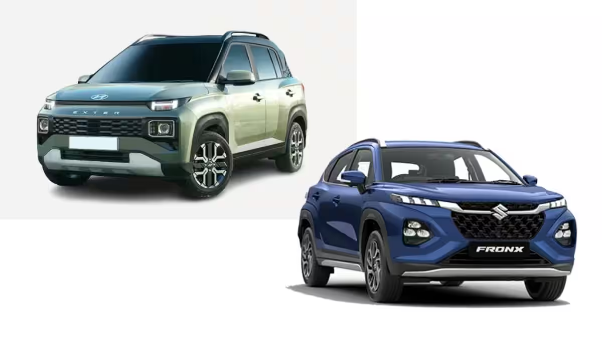 Maruti Suzuki Fronx VS Hyundai Exter
