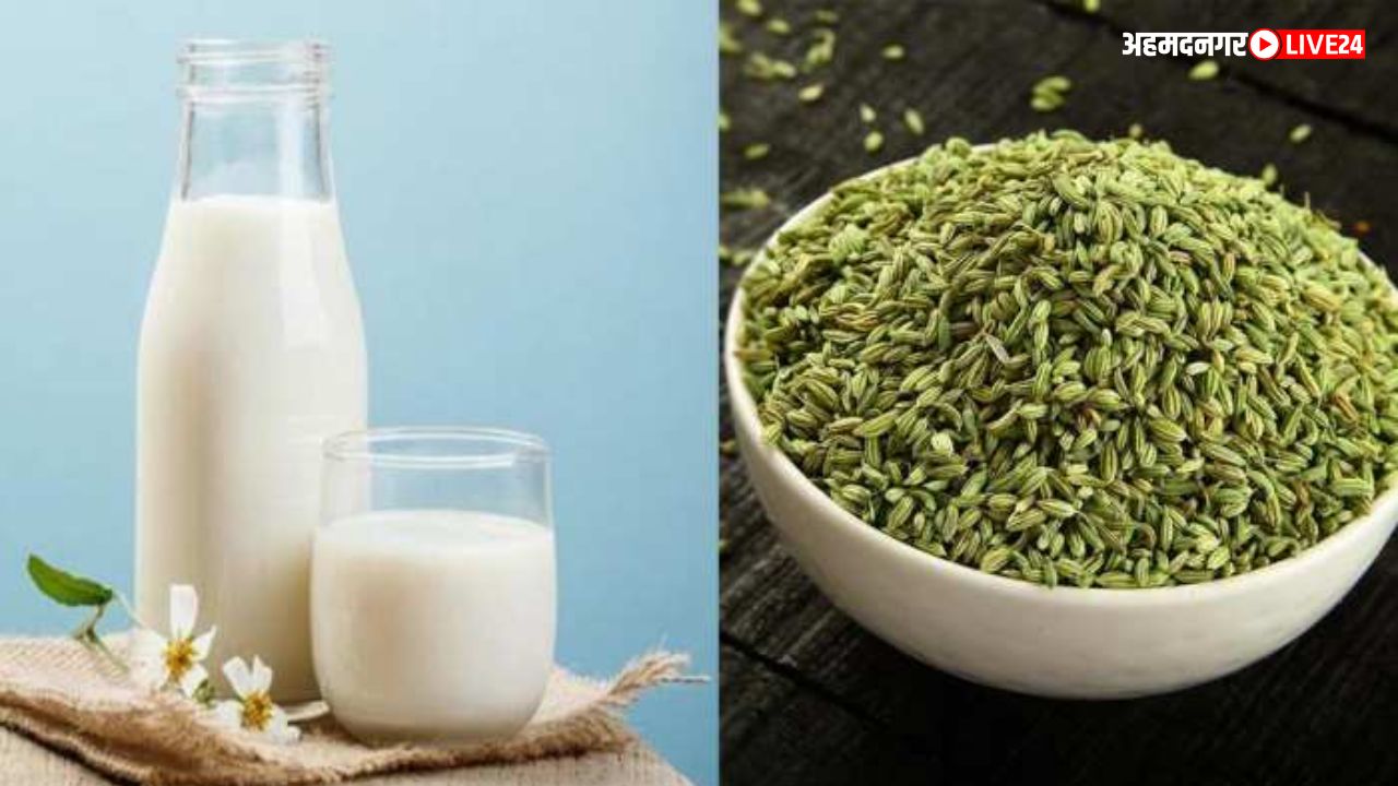 Fennel Seeds With Milk