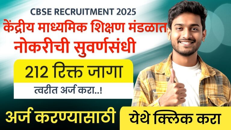 CBSE RECRUITMENT 2025