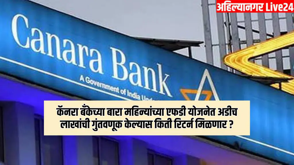 Canara Bank FD Interest Rate