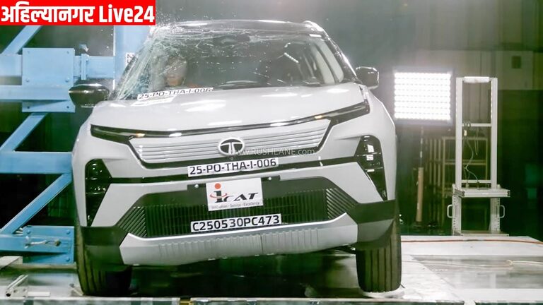 Tata Harrier EV Crash Test