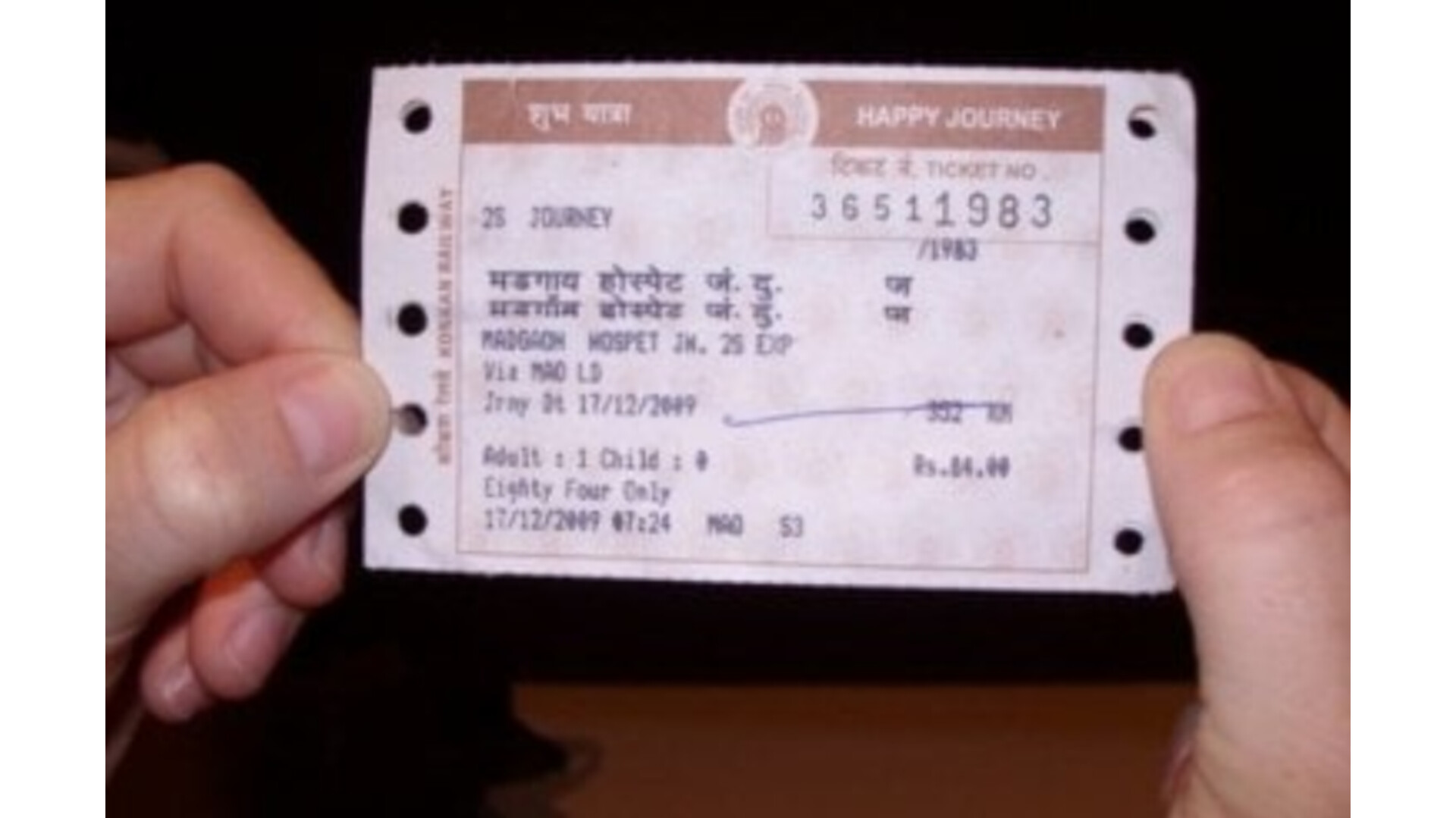 Railway Ticket